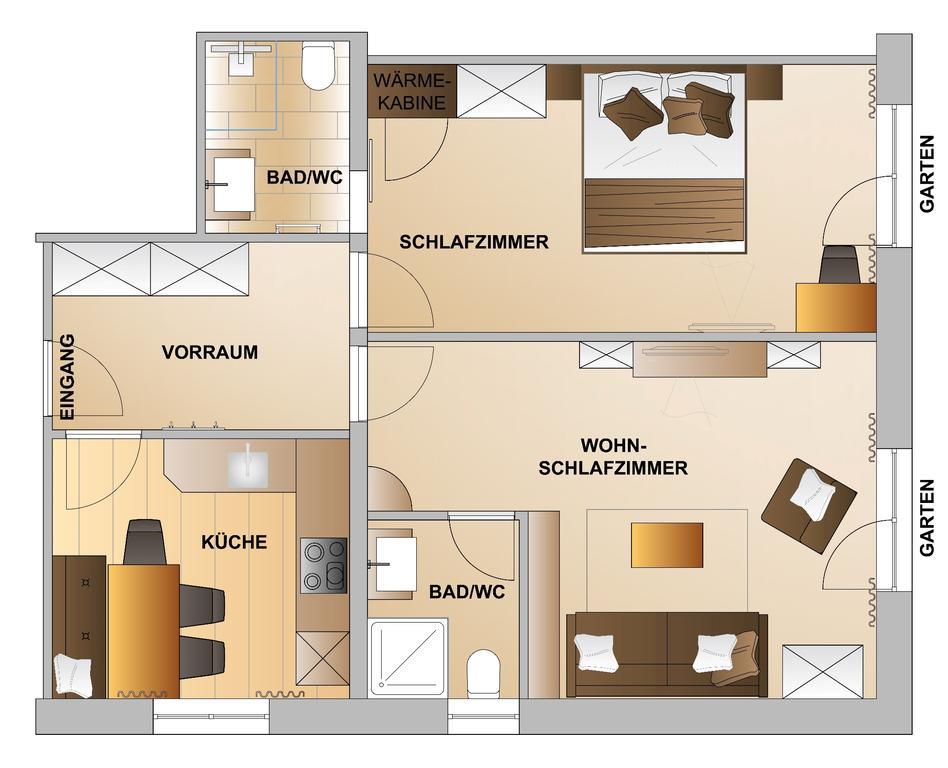 Appartements Zerzer Ried im Oberinntal Quarto foto